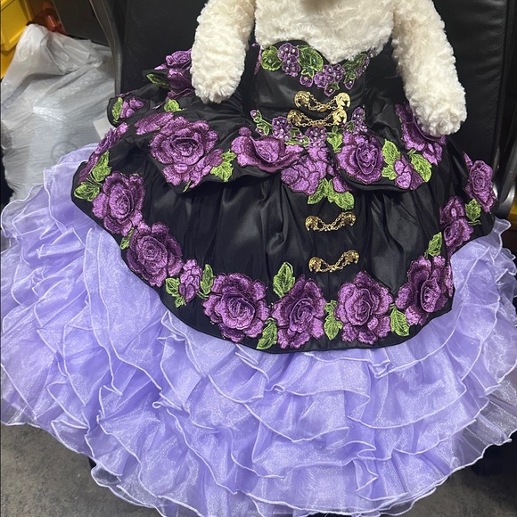 Quinceanera Teddy Bear Dress, Custom made Teddy Bear Purple‎ Gown Dress NEW - Picture 4 of 8